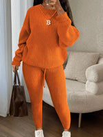 Cozy Knit Sweater Pants Set