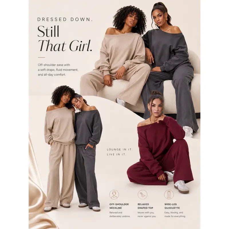 Sloping Shoulder Lounge Set