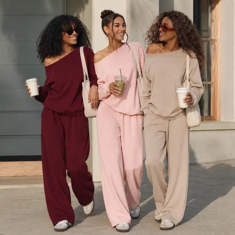 Sloping Shoulder Lounge Set