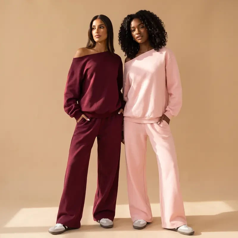 Sloping Shoulder Lounge Set