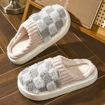 Fluffy Cashmere House Slippers