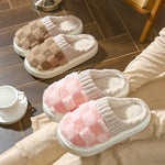 Fluffy Cashmere House Slippers