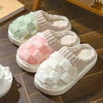 Fluffy Cashmere House Slippers