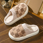 Fluffy Cashmere House Slippers