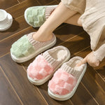 Fluffy Cashmere House Slippers