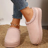 Platform Ankle Bootie Slippers