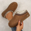 Platform Ankle Bootie Slippers