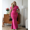 Sleeveless Off Shoulder Bodycon Evening Dress
