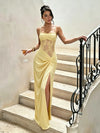 Lace Panel Cami Dress