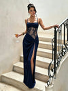 Lace Panel Cami Dress