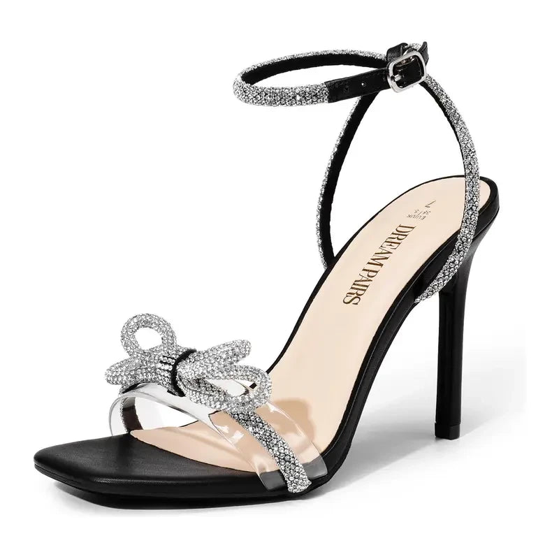 Sparkly Crystal Slingback High Heels