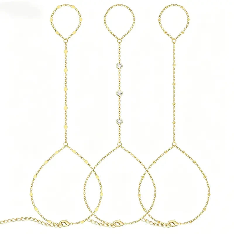 Gold-Plated Stackable Hand Chain