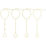 Gold-Plated Stackable Hand Chain