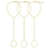 Gold-Plated Stackable Hand Chain