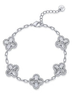 Gold Plated Clover Bracelet