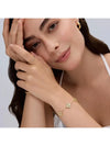 Gold Plated Clover Bracelet