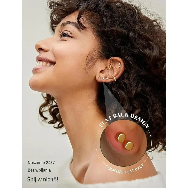 Flat Back Earring Stack
