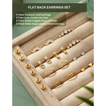 Flat Back Earring Stack