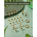 Flat Back Earring Stack