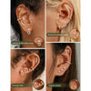 Flat Back Earring Stack