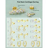 Flat Back Earring Stack