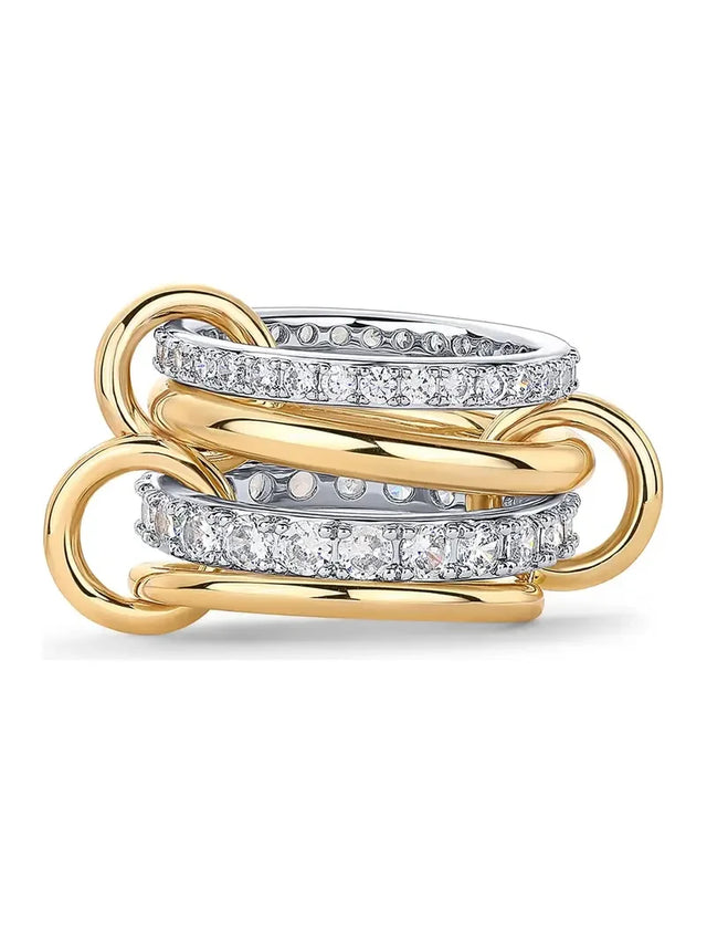 Interlocked Stackable Statement Ring